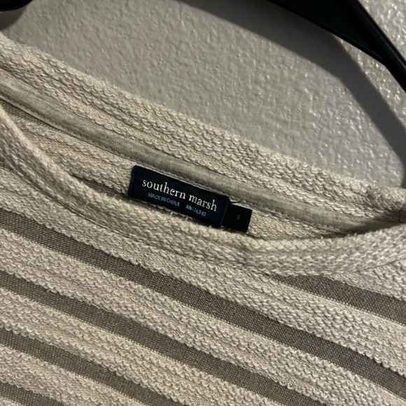 Southern Marsh Cream Knit Crewneck - Picture 7 of 8